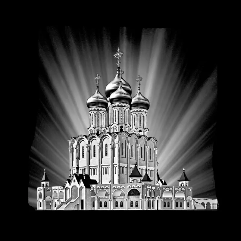Храм гравировка 02 | Храмы для гравировки | Гранит Центр