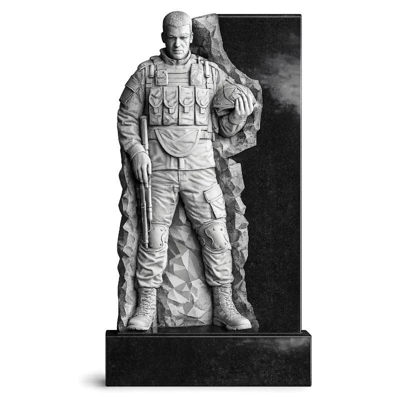 Памятник военной тематики (арт: vn-03) | Памятники военным СВО | Гранит Центр